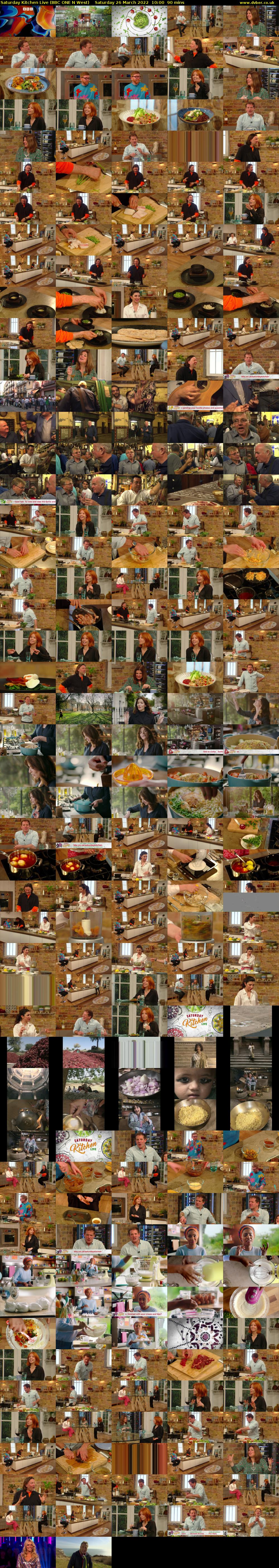 Saturday Kitchen Live (BBC ONE N West) Saturday 26 March 2022 10:00 - 11:30