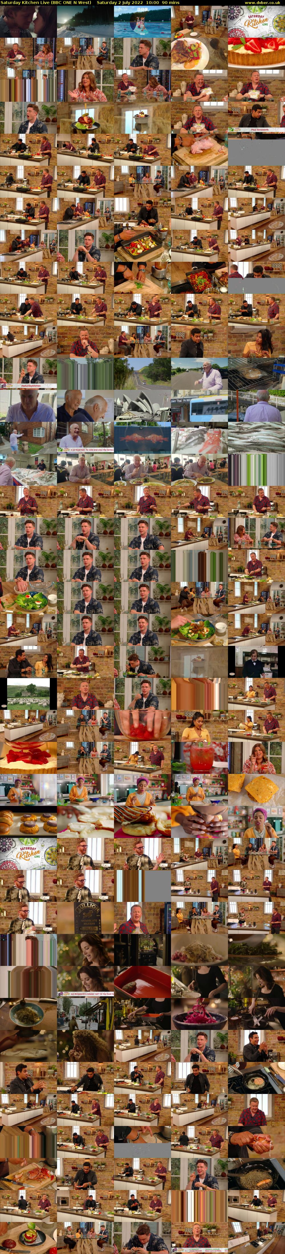 Saturday Kitchen Live (BBC ONE N West) Saturday 2 July 2022 10:00 - 11:30