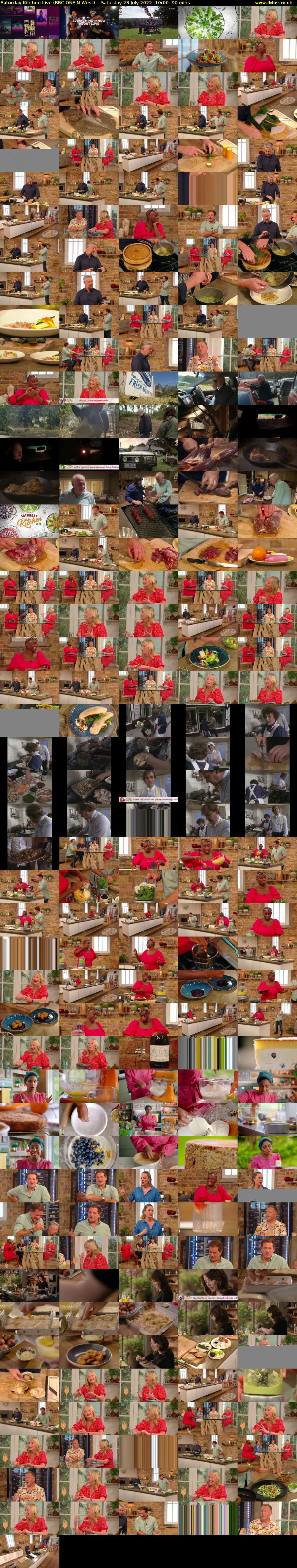 Saturday Kitchen Live (BBC ONE N West) Saturday 23 July 2022 10:00 - 11:30