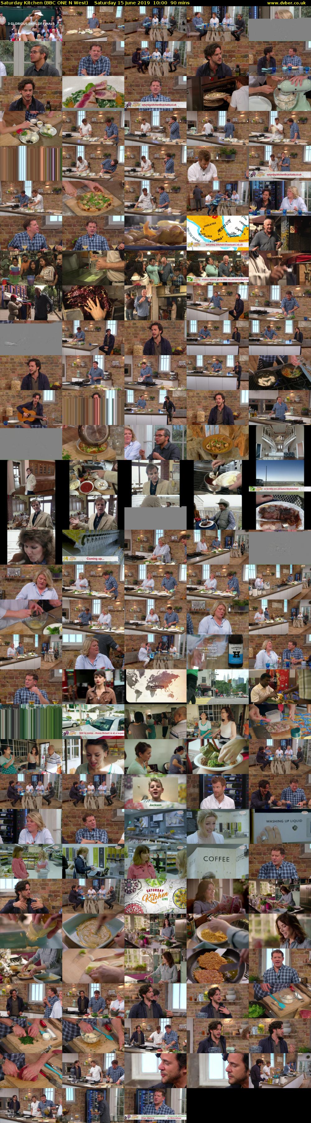 Saturday Kitchen (BBC ONE N West) Saturday 15 June 2019 10:00 - 11:30
