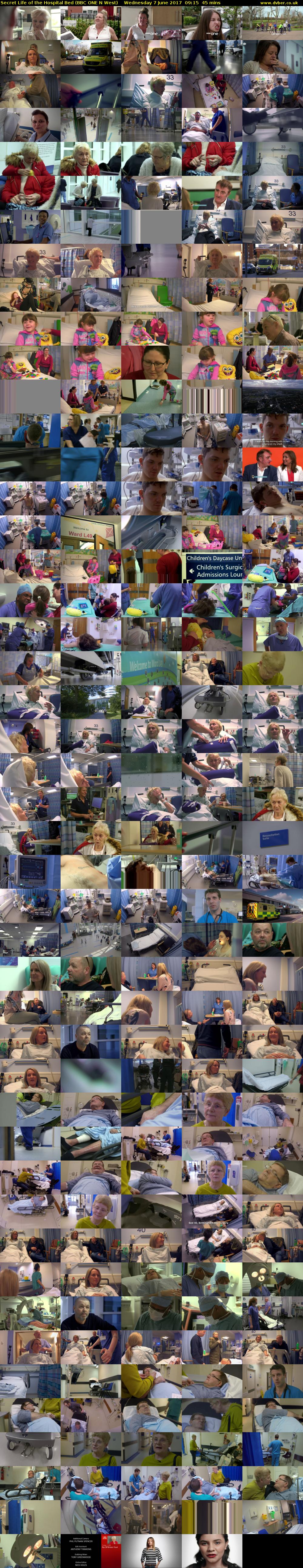 Secret Life of the Hospital Bed (BBC ONE N West) Wednesday 7 June 2017 09:15 - 10:00