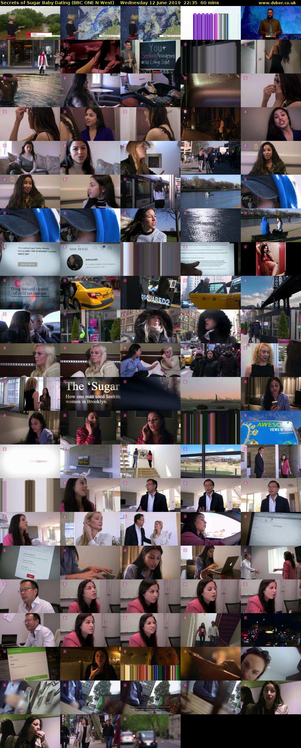 Secrets of Sugar Baby Dating (BBC ONE N West) Wednesday 12 June 2019 22:35 - 23:35