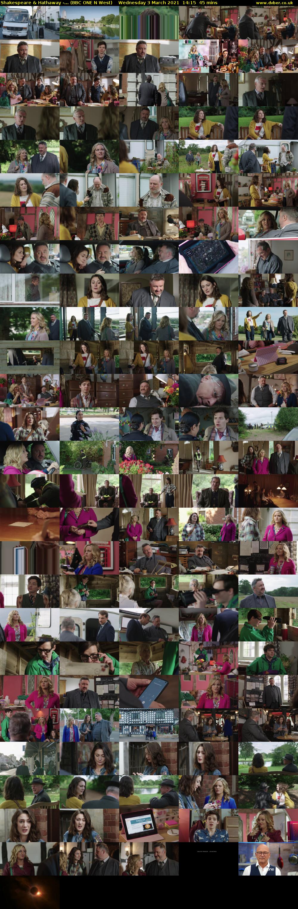 Shakespeare & Hathaway -... (BBC ONE N West) Wednesday 3 March 2021 14:15 - 15:00