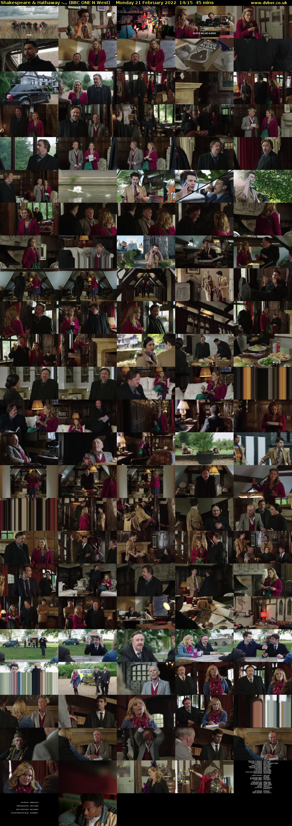Shakespeare & Hathaway -... (BBC ONE N West) Monday 21 February 2022 14:15 - 15:00