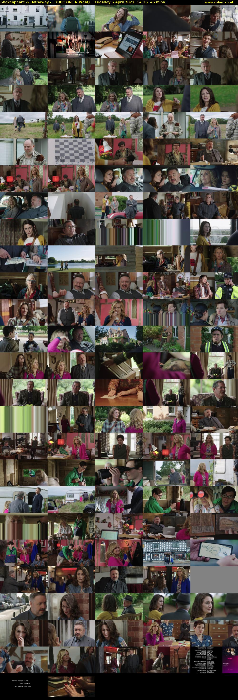 Shakespeare & Hathaway -... (BBC ONE N West) Tuesday 5 April 2022 14:15 - 15:00