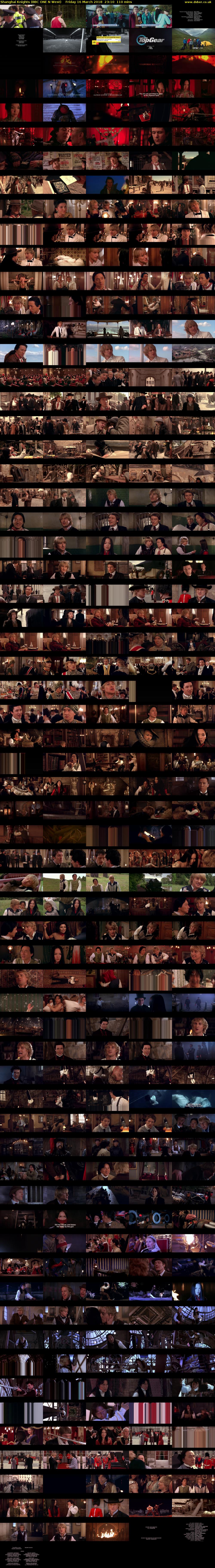 Shanghai Knights (BBC ONE N West) Friday 16 March 2018 23:10 - 01:00