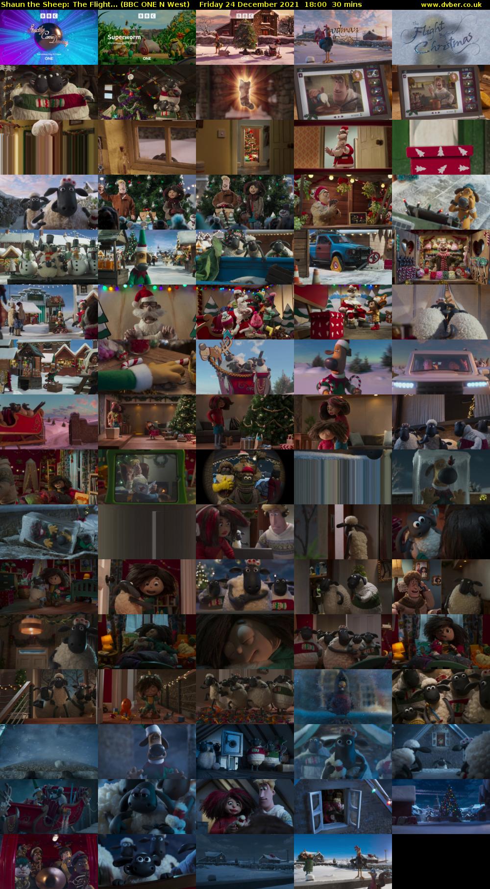 Shaun the Sheep: The Flight... (BBC ONE N West) Friday 24 December 2021 18:00 - 18:30