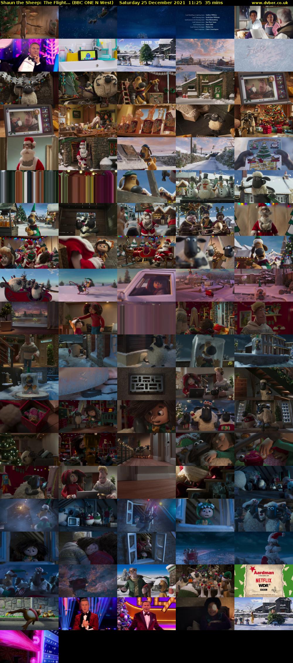 Shaun the Sheep: The Flight... (BBC ONE N West) Saturday 25 December 2021 11:25 - 12:00