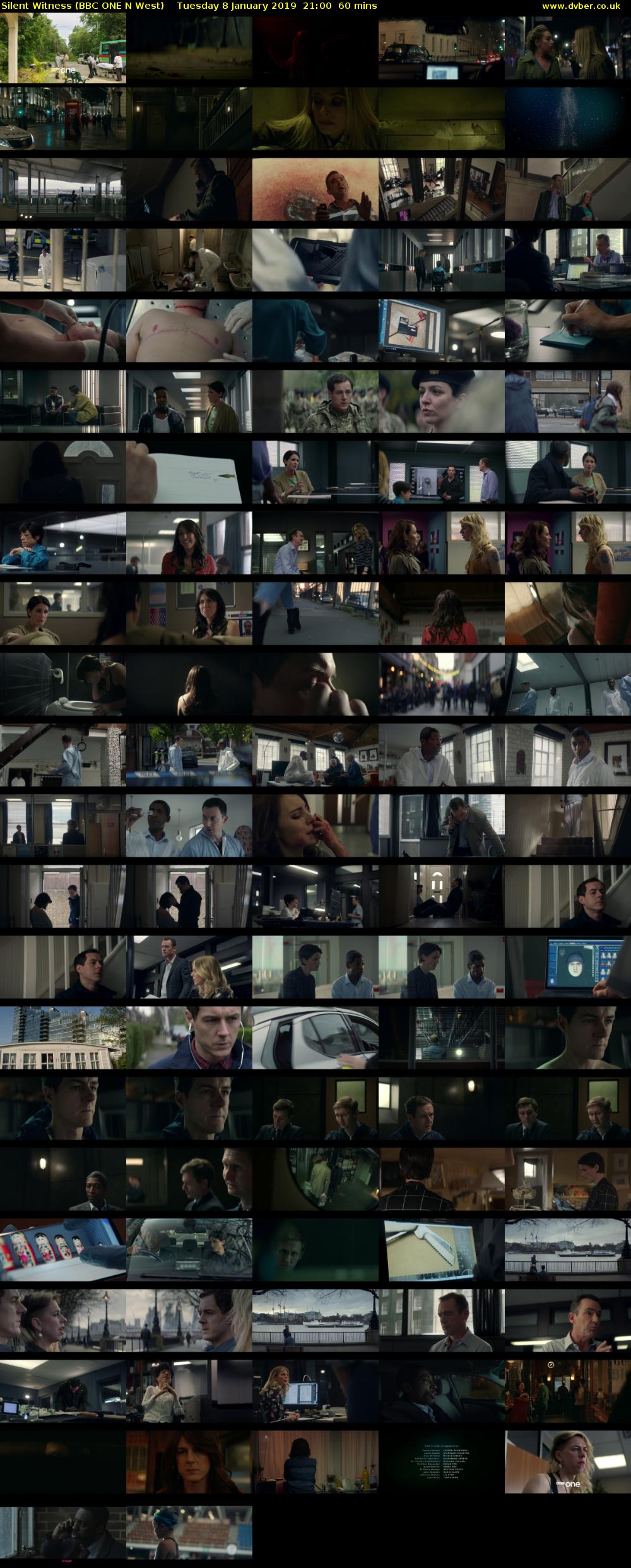 Silent Witness (BBC ONE N West) Tuesday 8 January 2019 21:00 - 22:00