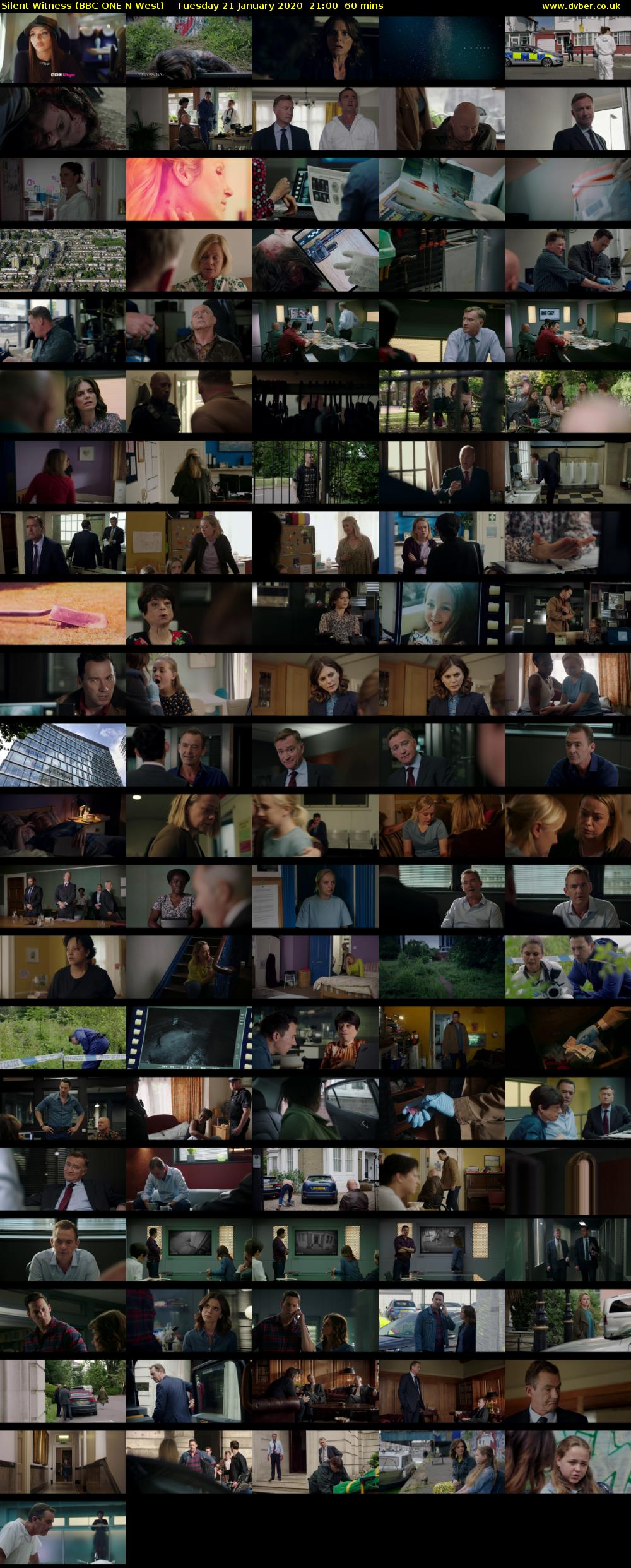 Silent Witness (BBC ONE N West) Tuesday 21 January 2020 21:00 - 22:00