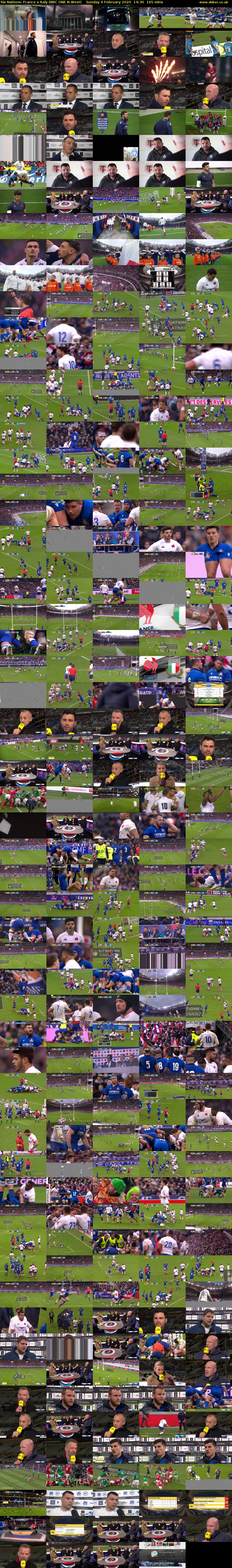 Six Nations: France v Italy (BBC ONE N West) Sunday 9 February 2020 14:30 - 17:15