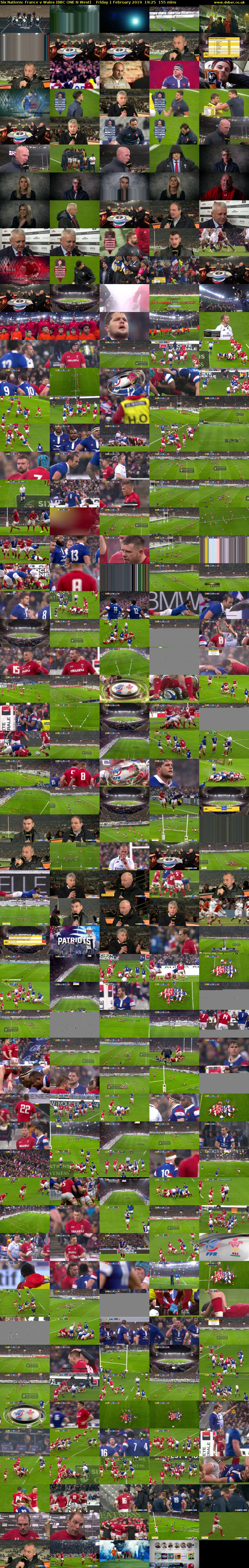 Six Nations: France v Wales (BBC ONE N West) Friday 1 February 2019 19:25 - 22:00