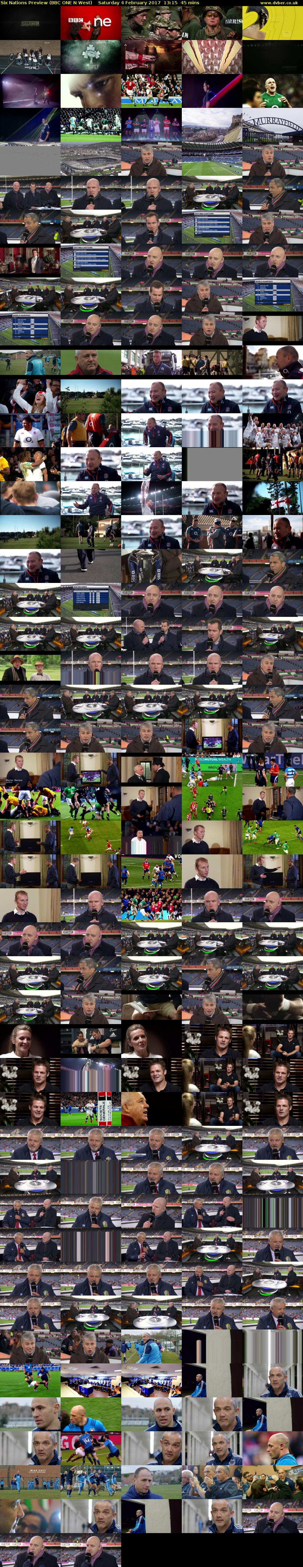 Six Nations Preview (BBC ONE N West) Saturday 4 February 2017 13:15 - 14:00