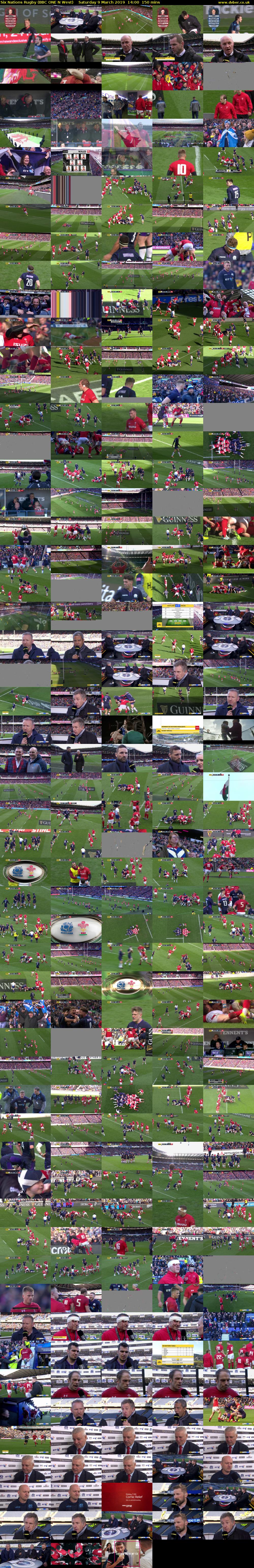 Six Nations Rugby (BBC ONE N West) Saturday 9 March 2019 14:00 - 16:30