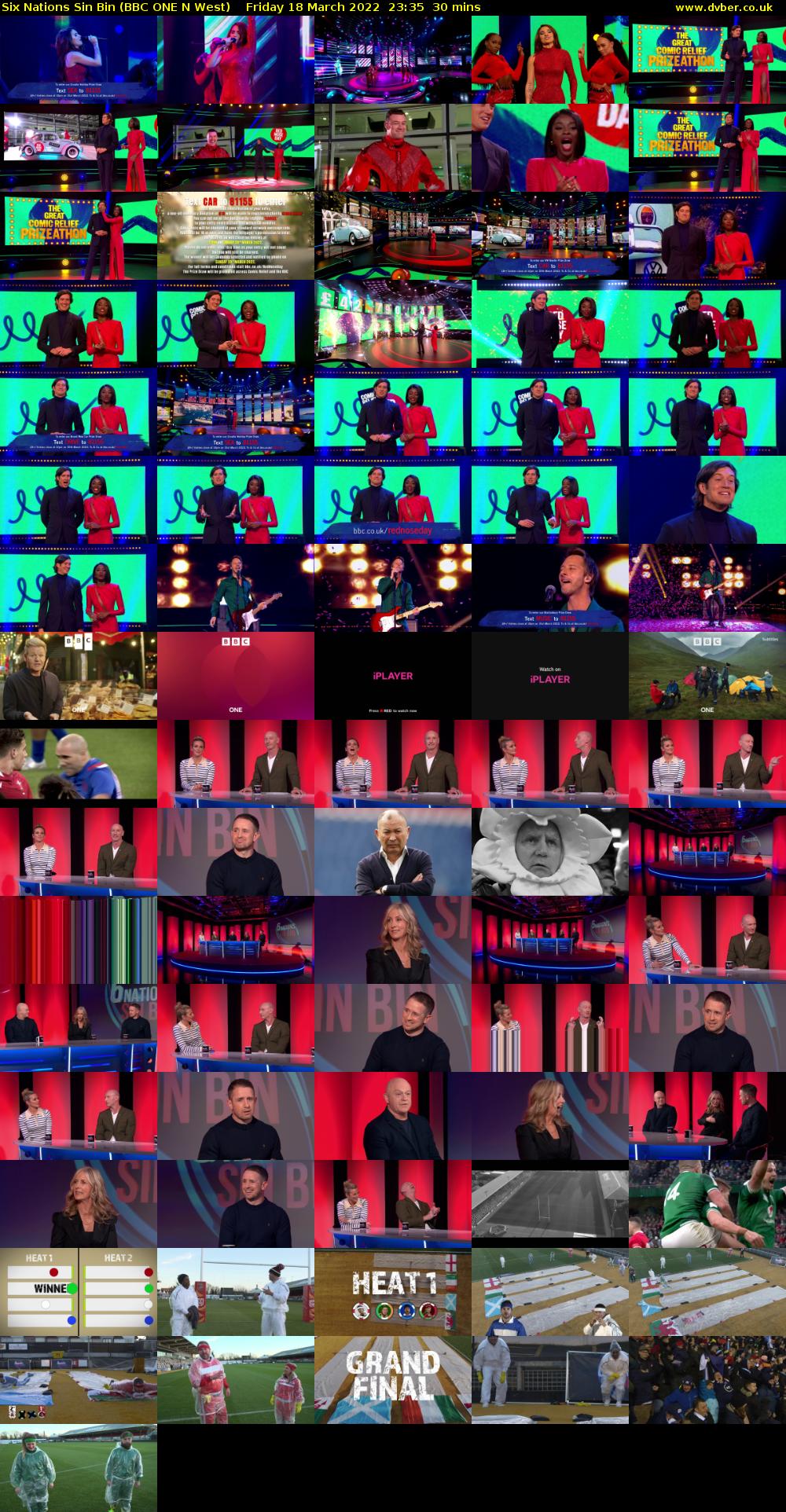Six Nations Sin Bin (BBC ONE N West) Friday 18 March 2022 23:35 - 00:05