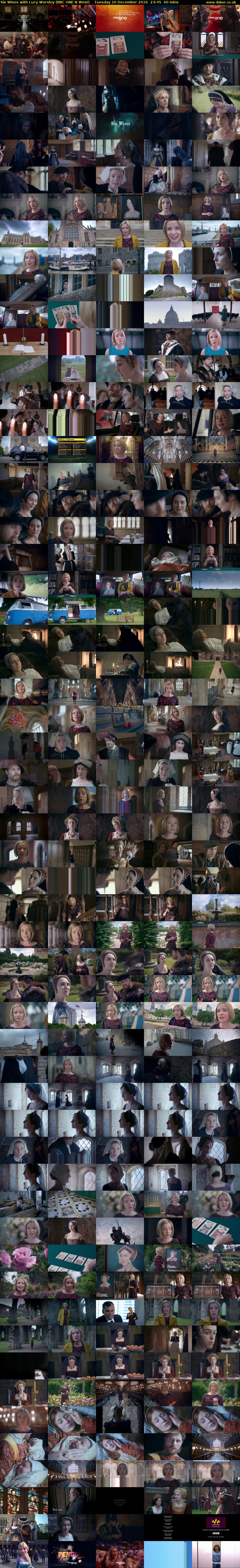 Six Wives with Lucy Worsley (BBC ONE N West) Tuesday 20 December 2016 23:45 - 00:45