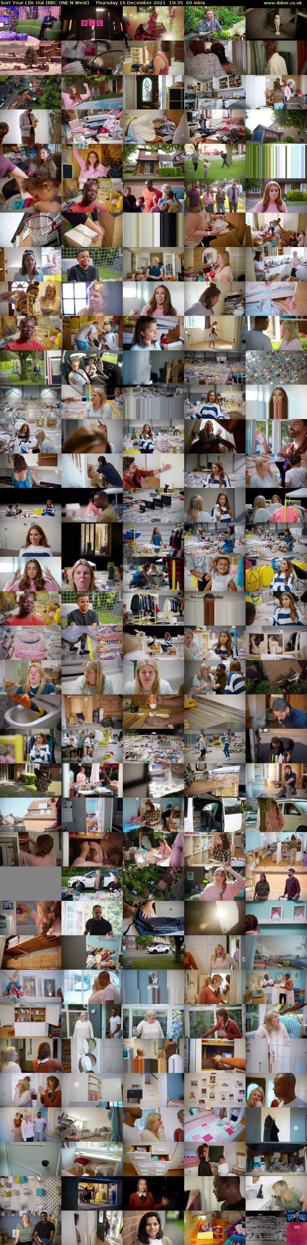 Sort Your Life Out (BBC ONE N West) Thursday 16 December 2021 19:35 - 20:35