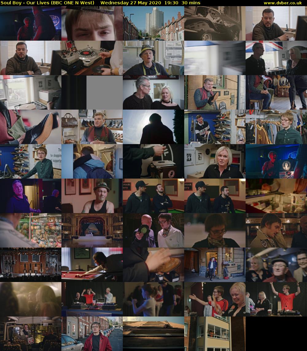 Soul Boy - Our Lives (BBC ONE N West) Wednesday 27 May 2020 19:30 - 20:00