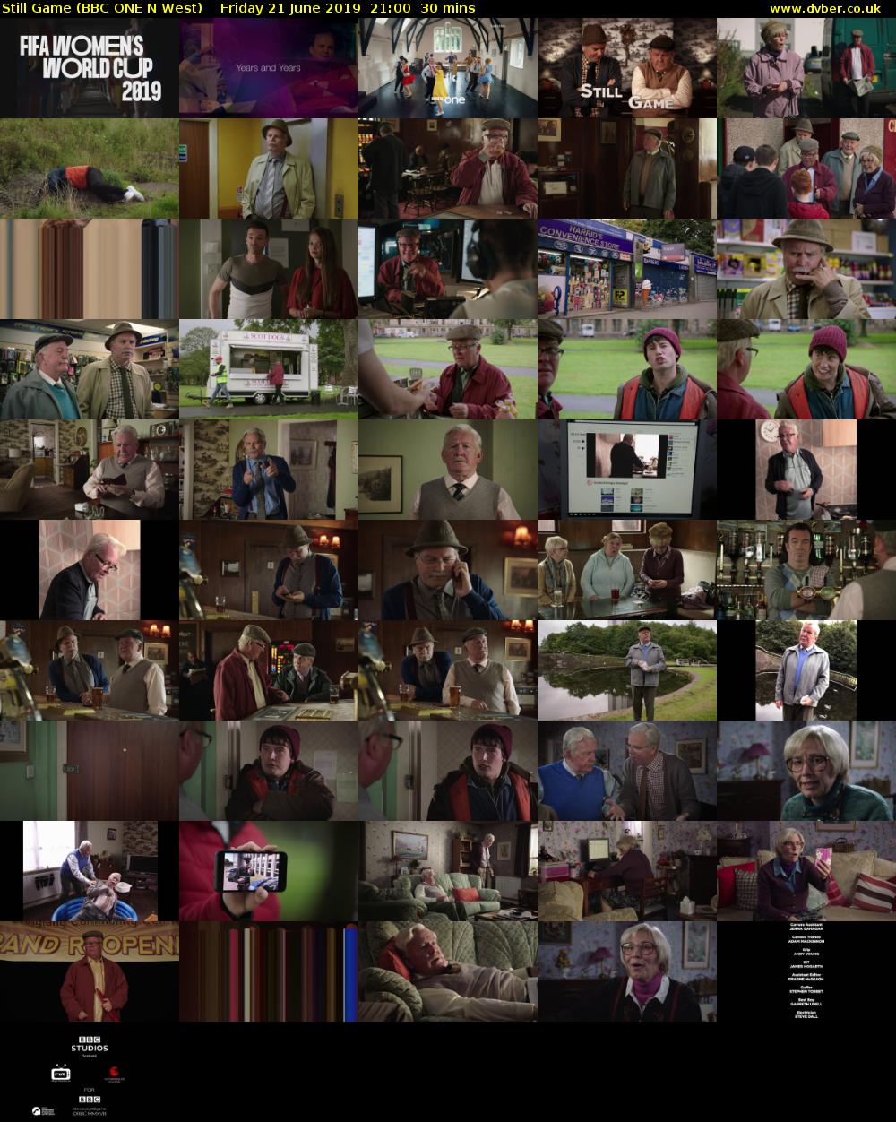 Still Game (BBC ONE N West) Friday 21 June 2019 21:00 - 21:30
