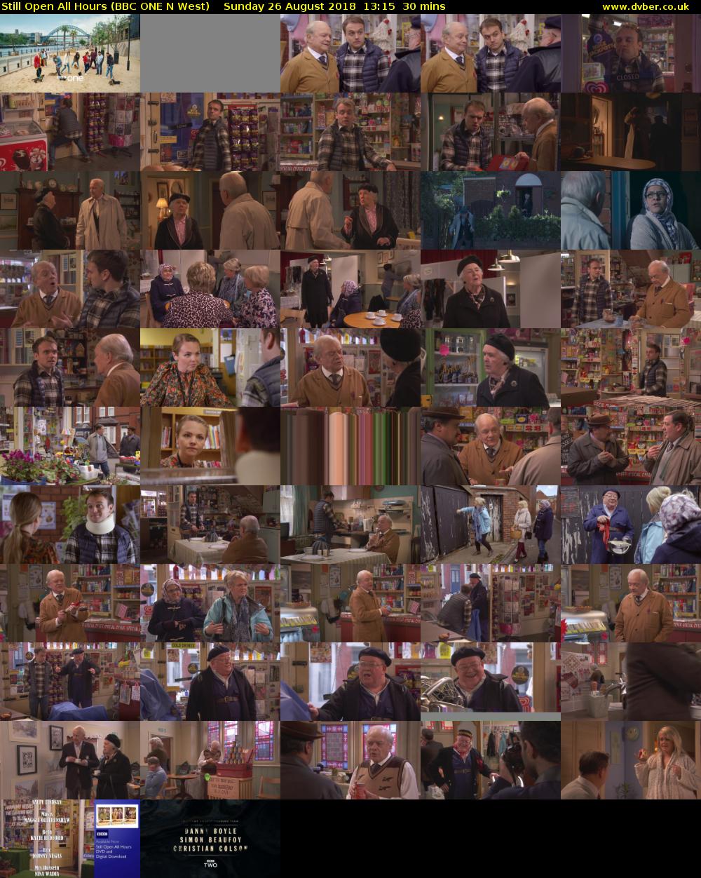 Still Open All Hours (BBC ONE N West) Sunday 26 August 2018 13:15 - 13:45
