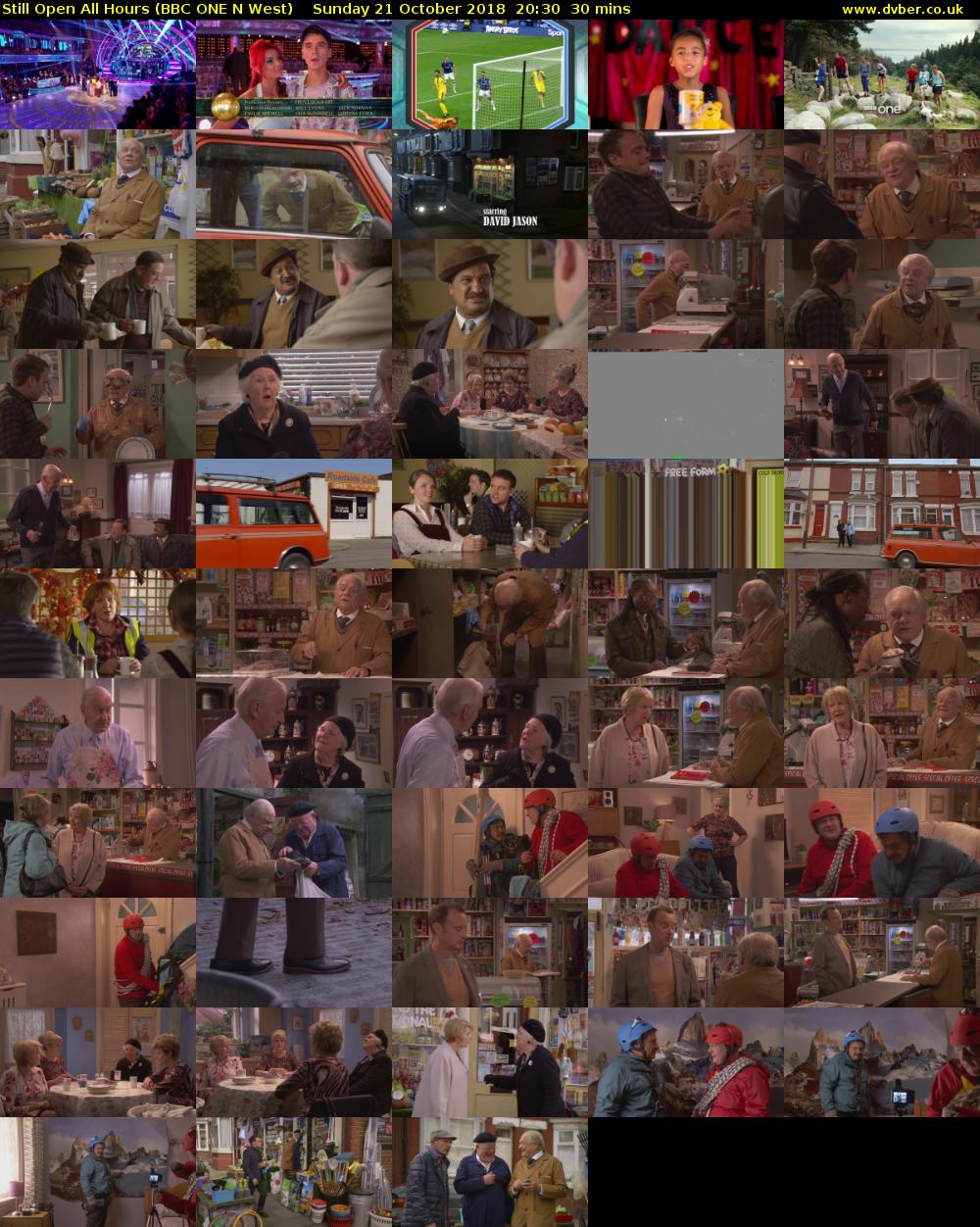 Still Open All Hours (BBC ONE N West) Sunday 21 October 2018 20:30 - 21:00