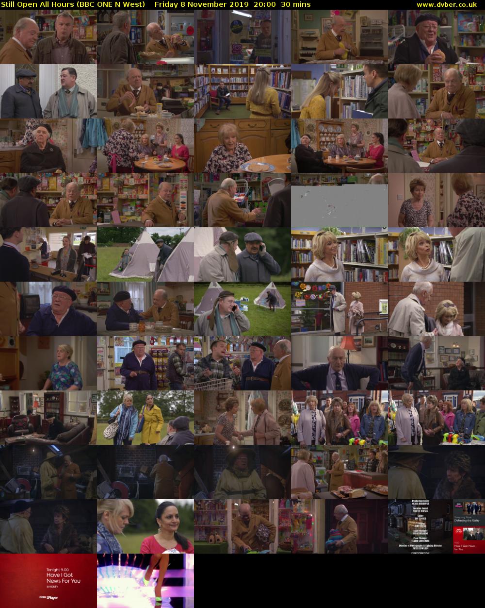 Still Open All Hours (BBC ONE N West) Friday 8 November 2019 20:00 - 20:30