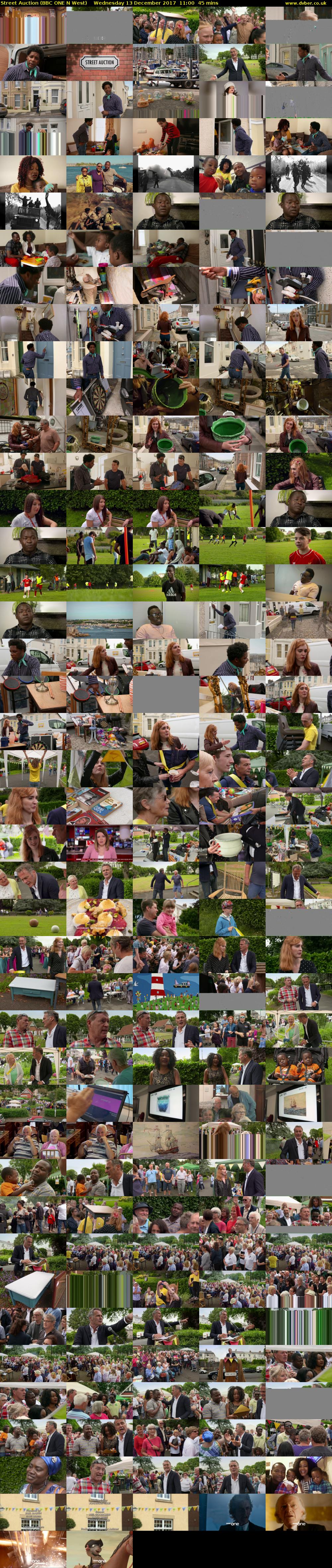 Street Auction (BBC ONE N West) Wednesday 13 December 2017 11:00 - 11:45