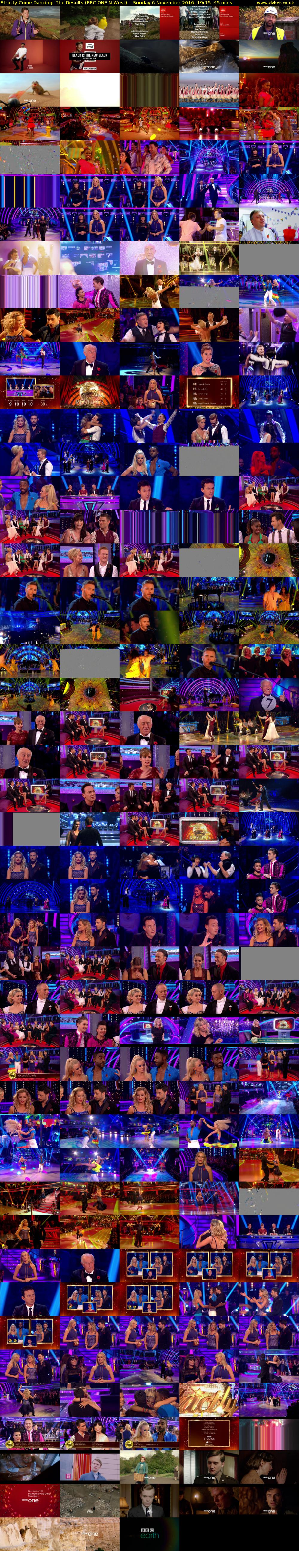 Strictly Come Dancing: The Results (BBC ONE N West) Sunday 6 November 2016 19:15 - 20:00