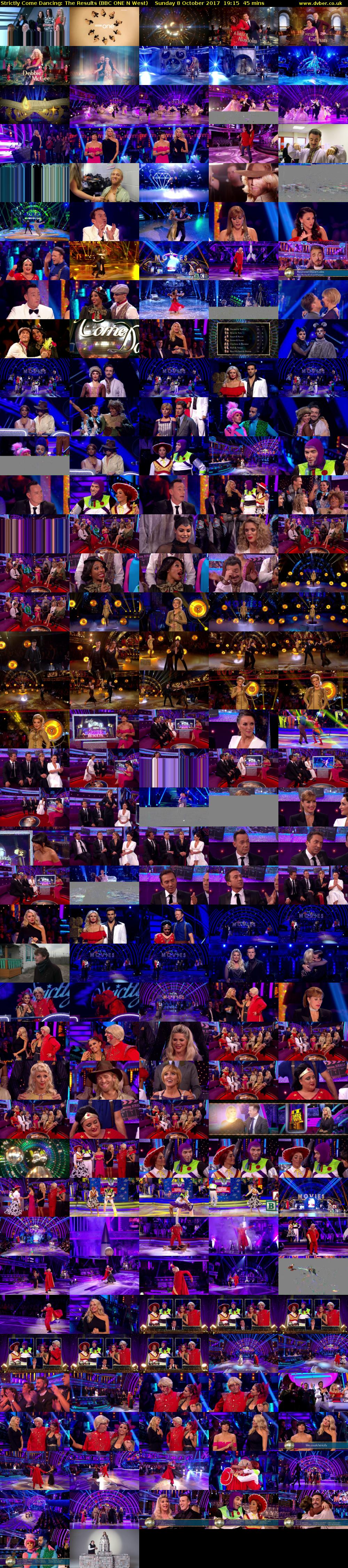 Strictly Come Dancing: The Results (BBC ONE N West) Sunday 8 October 2017 19:15 - 20:00