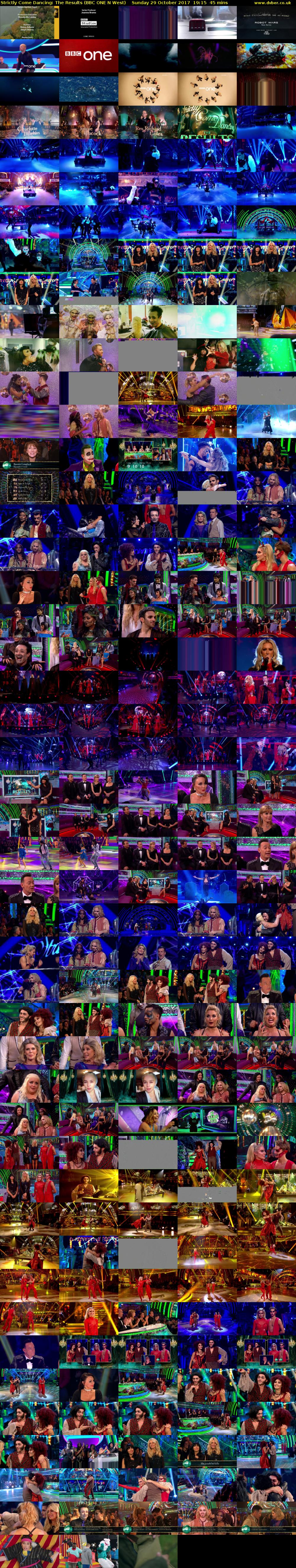 Strictly Come Dancing: The Results (BBC ONE N West) Sunday 29 October 2017 19:15 - 20:00