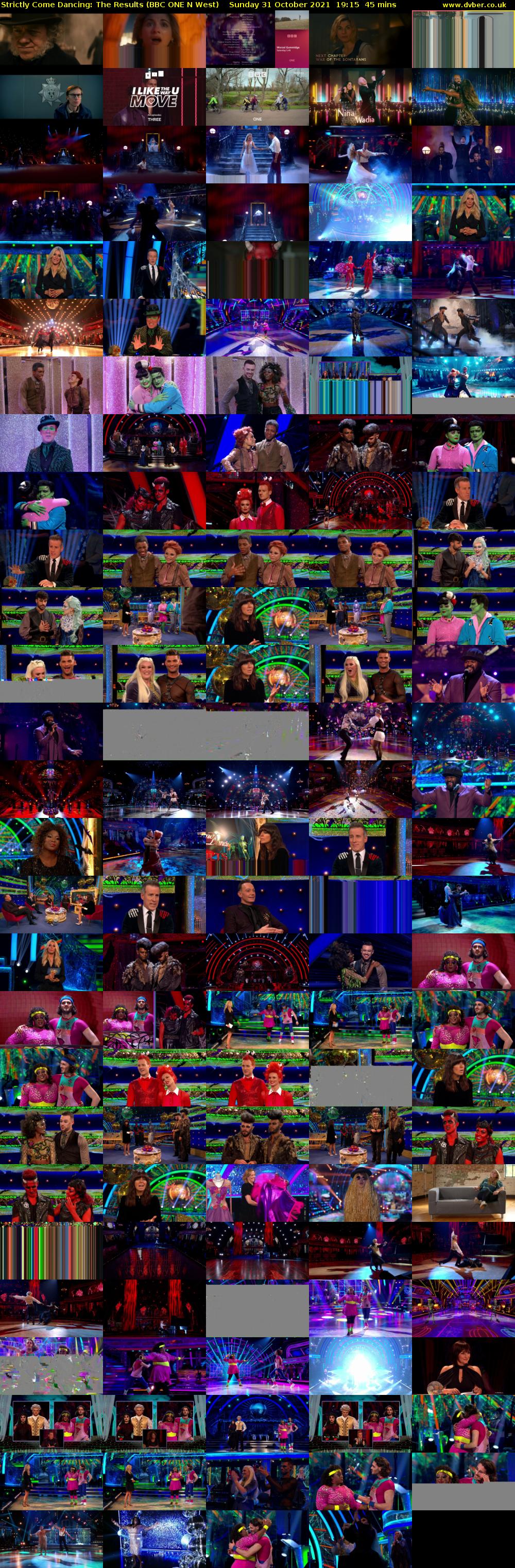 Strictly Come Dancing: The Results (BBC ONE N West) Sunday 31 October 2021 19:15 - 20:00