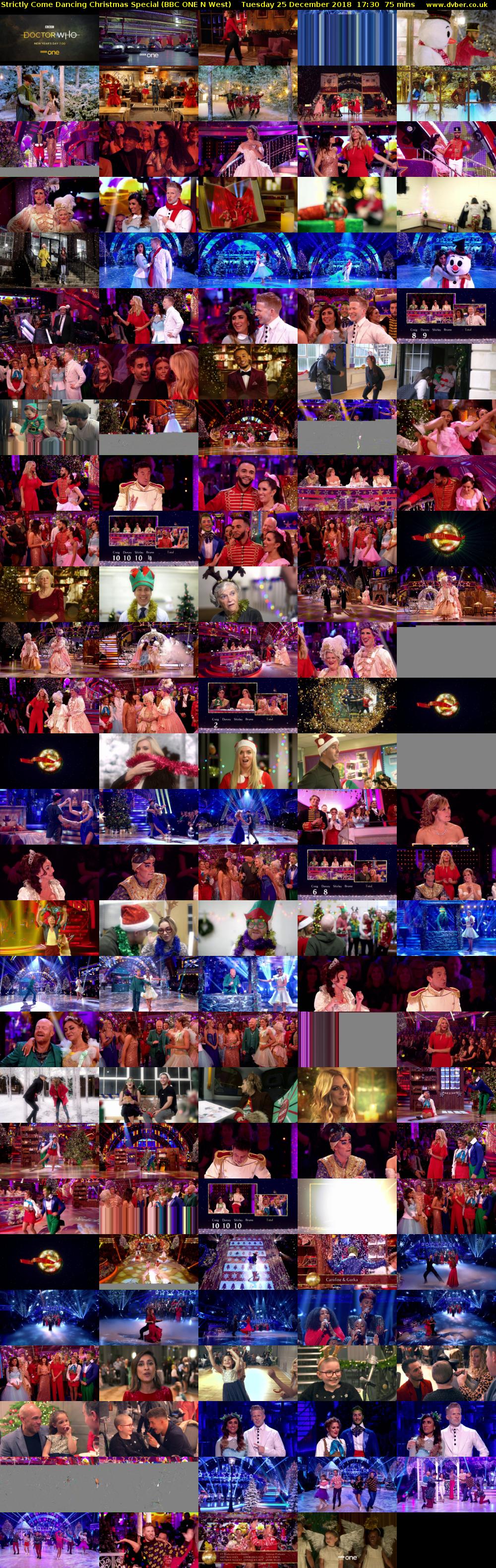 Strictly Come Dancing Christmas Special (BBC ONE N West) Tuesday 25 December 2018 17:30 - 18:45