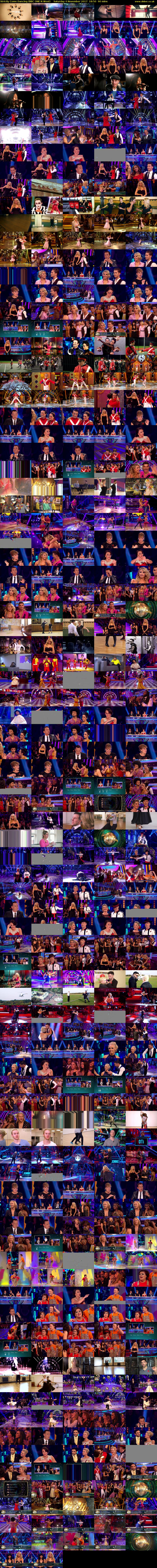 Strictly Come Dancing (BBC ONE N West) Saturday 4 November 2017 18:50 - 20:20