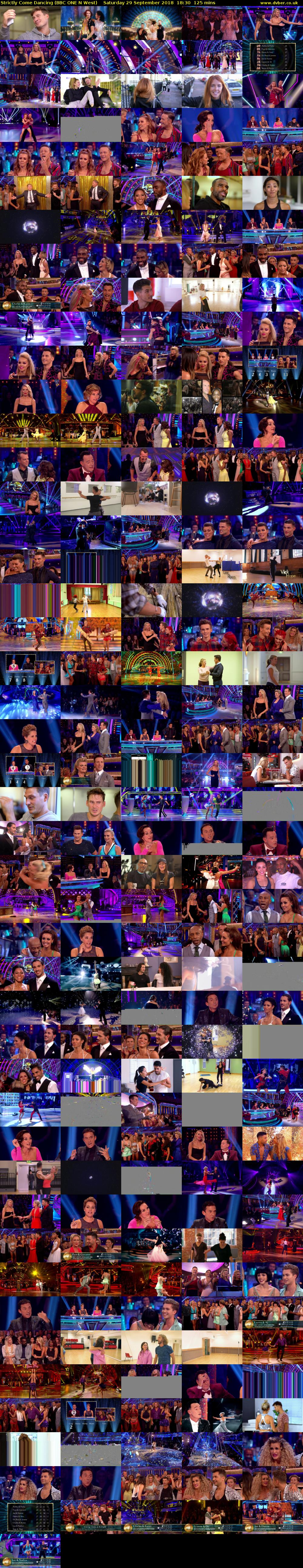 Strictly Come Dancing (BBC ONE N West) Saturday 29 September 2018 18:30 - 20:35