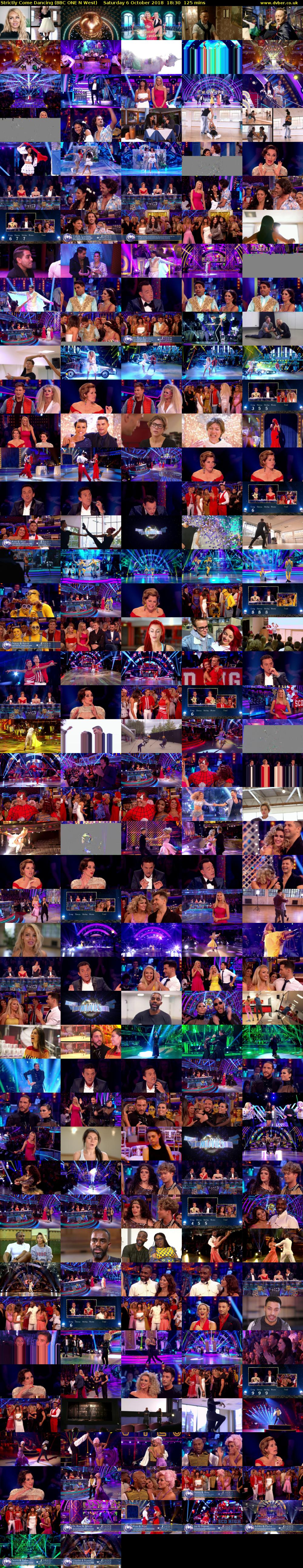 Strictly Come Dancing (BBC ONE N West) Saturday 6 October 2018 18:30 - 20:35