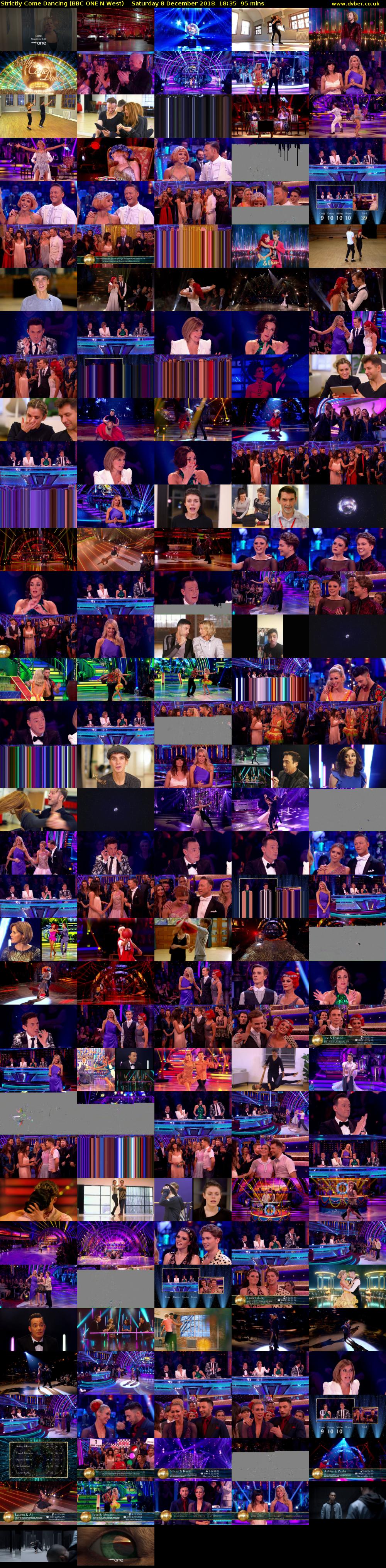 Strictly Come Dancing (BBC ONE N West) Saturday 8 December 2018 18:35 - 20:10