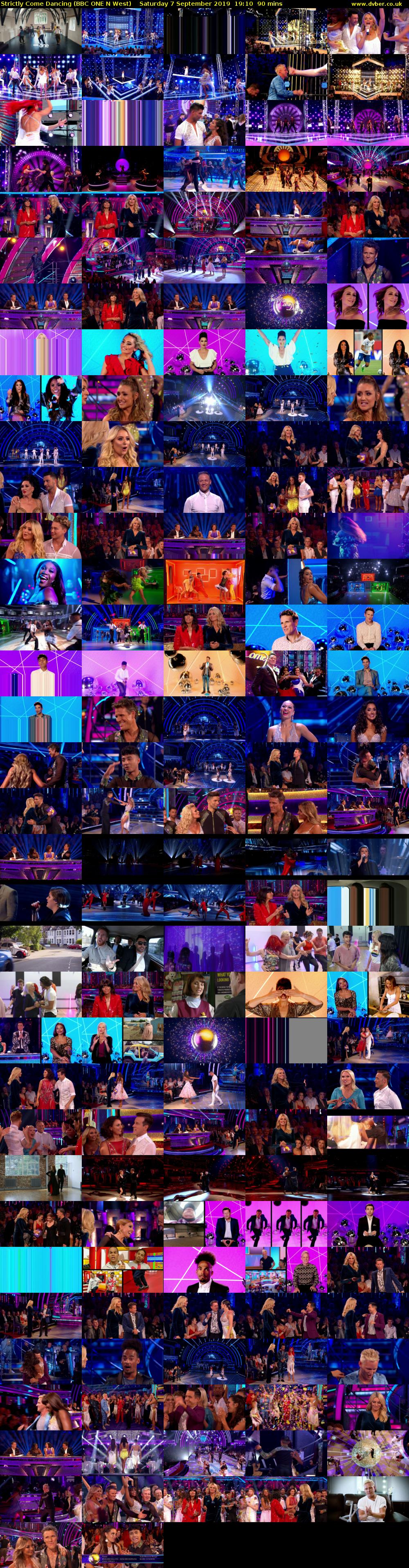 Strictly Come Dancing (BBC ONE N West) Saturday 7 September 2019 19:10 - 20:40