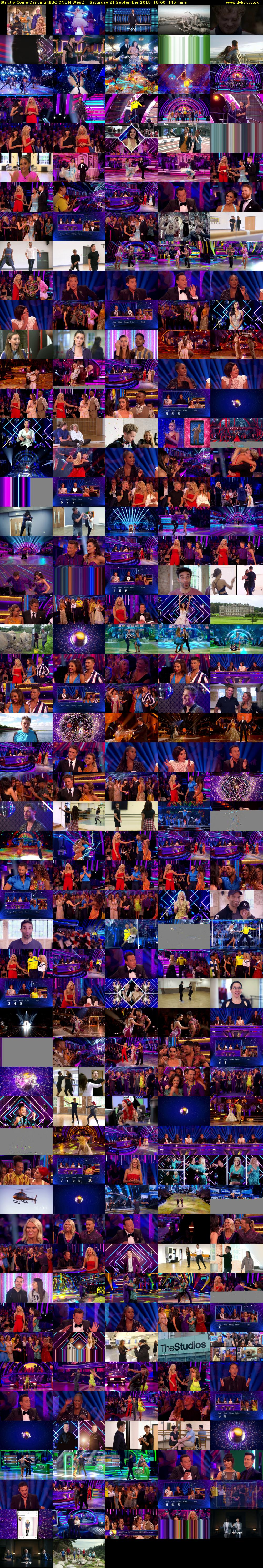 Strictly Come Dancing (BBC ONE N West) Saturday 21 September 2019 19:00 - 21:20