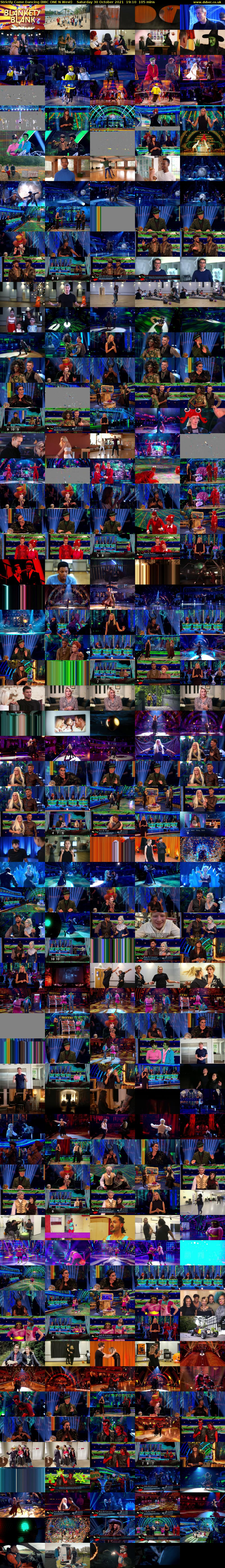 Strictly Come Dancing (BBC ONE N West) Saturday 30 October 2021 19:10 - 20:55