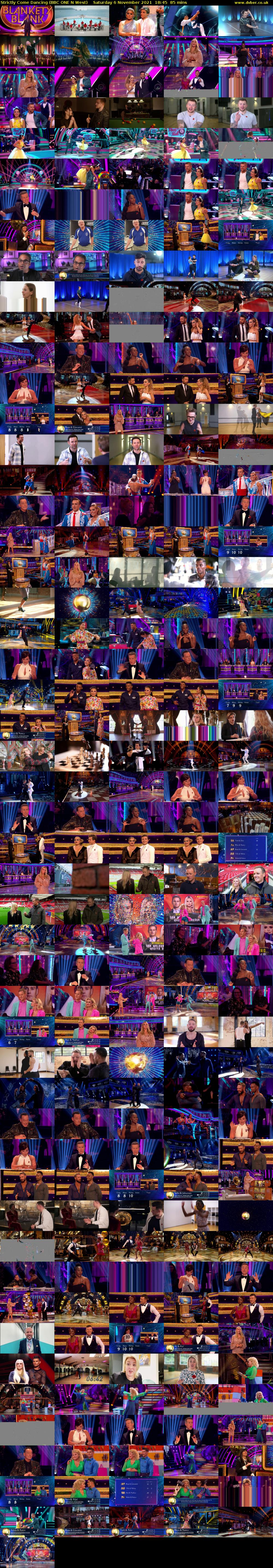 Strictly Come Dancing (BBC ONE N West) Saturday 6 November 2021 18:45 - 20:10