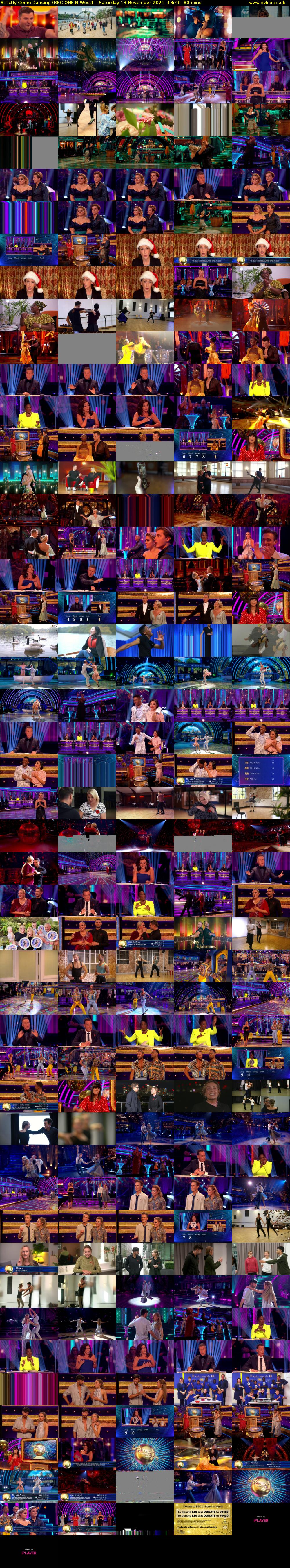 Strictly Come Dancing (BBC ONE N West) Saturday 13 November 2021 18:40 - 20:00