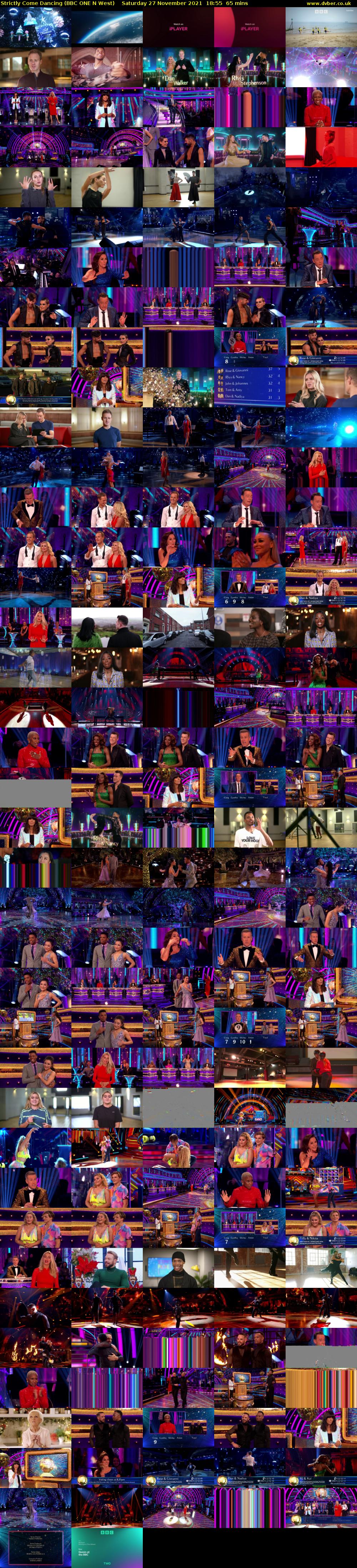 Strictly Come Dancing (BBC ONE N West) Saturday 27 November 2021 18:55 - 20:00
