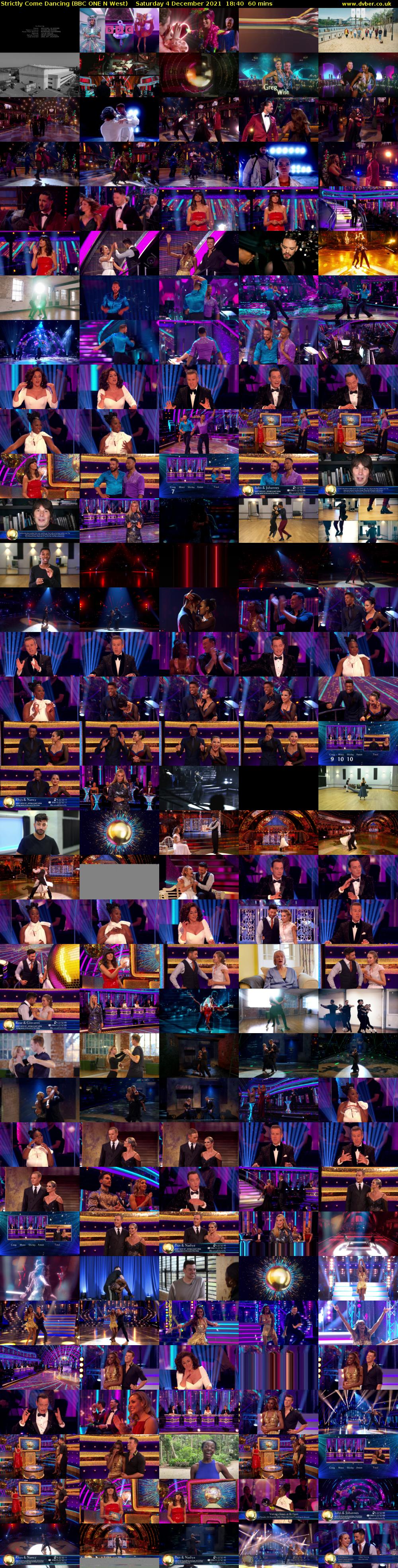 Strictly Come Dancing (BBC ONE N West) Saturday 4 December 2021 18:40 - 19:40