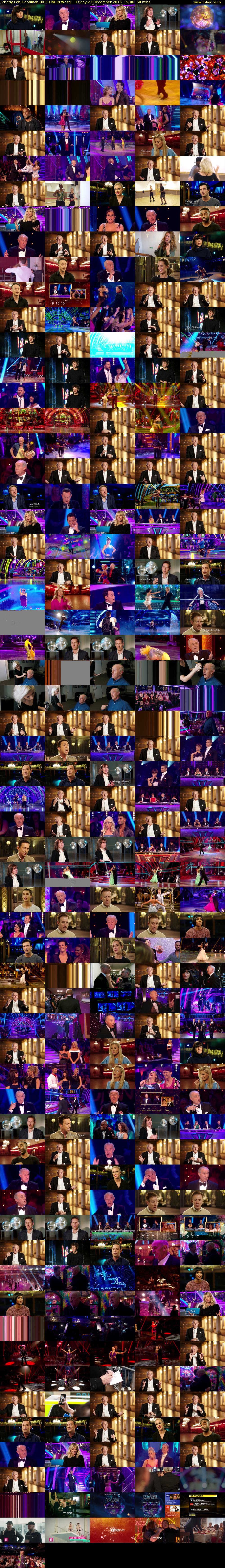 Strictly Len Goodman (BBC ONE N West) Friday 23 December 2016 19:00 - 20:00
