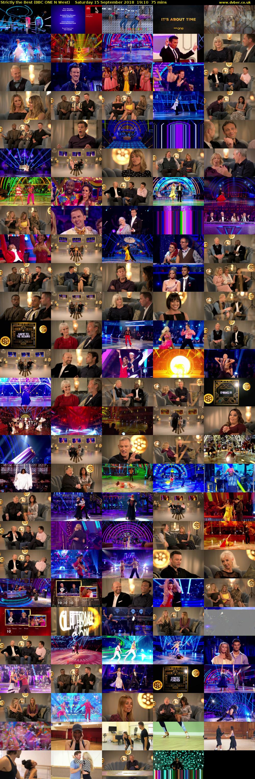 Strictly the Best (BBC ONE N West) Saturday 15 September 2018 19:10 - 20:25