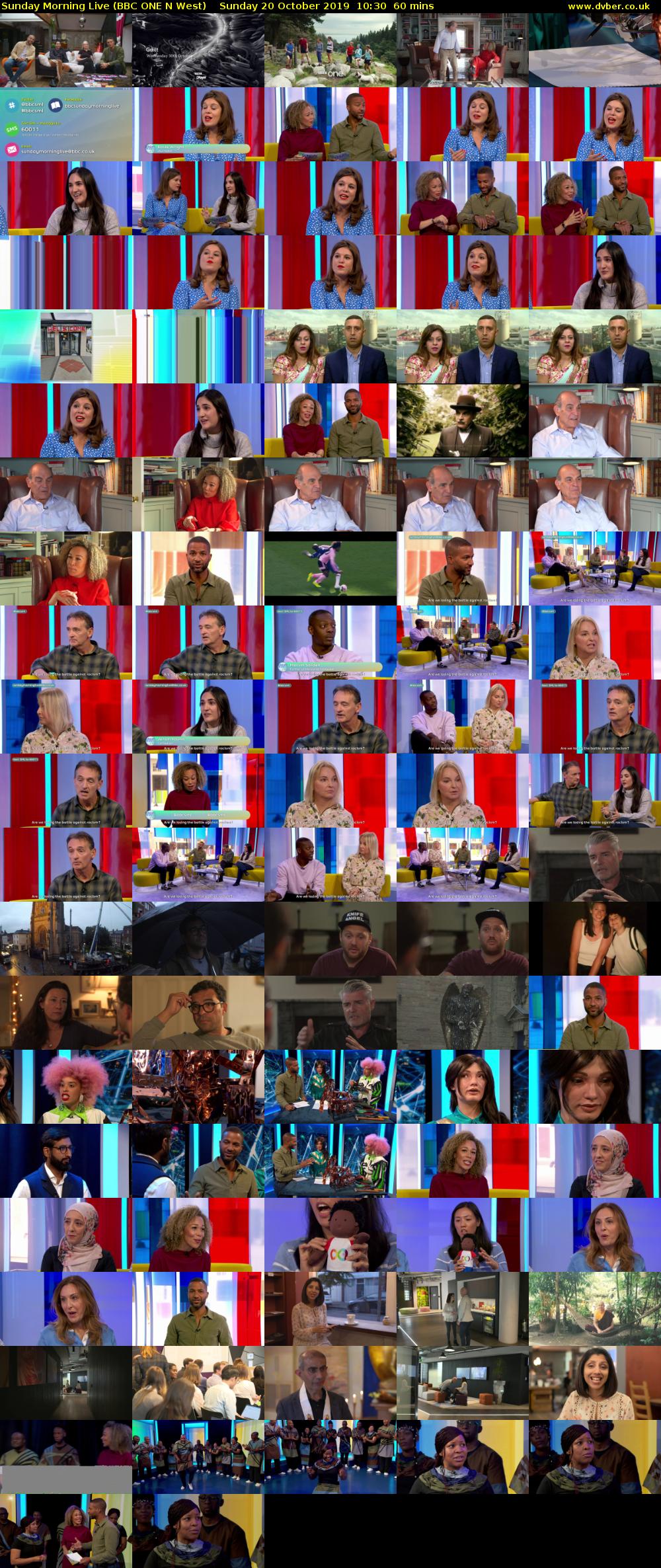 Sunday Morning Live (BBC ONE N West) Sunday 20 October 2019 10:30 - 11:30