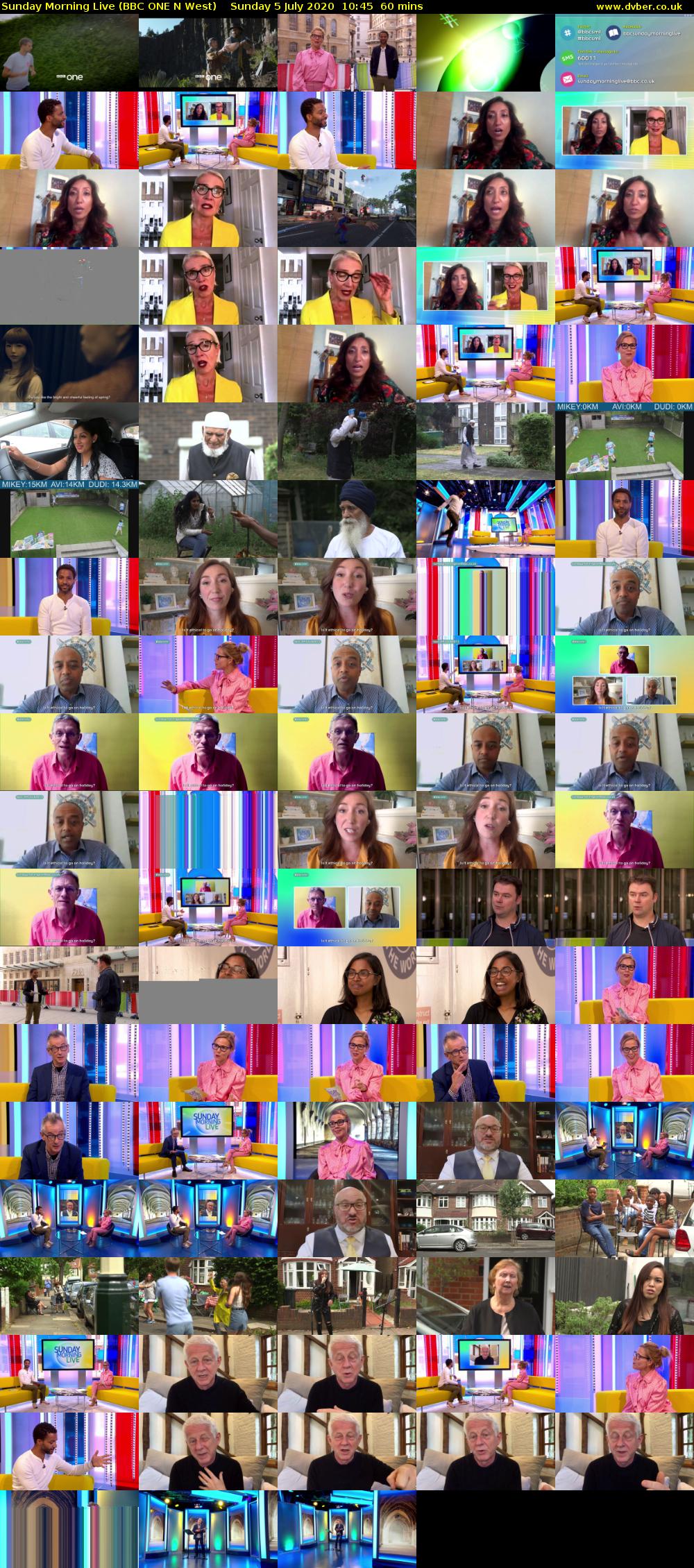 Sunday Morning Live (BBC ONE N West) Sunday 5 July 2020 10:45 - 11:45