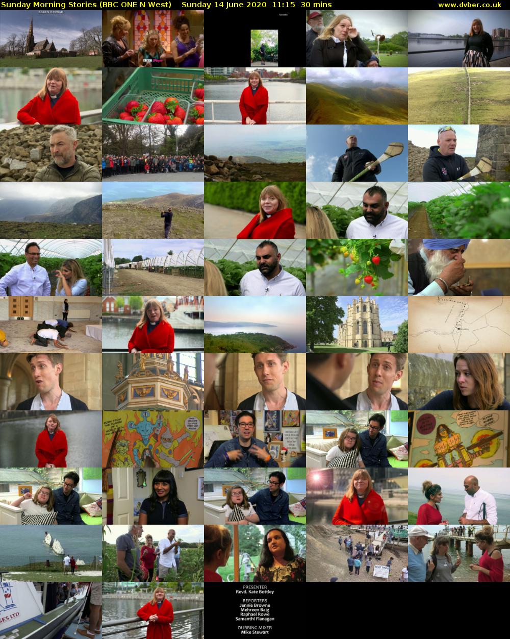 Sunday Morning Stories (BBC ONE N West) Sunday 14 June 2020 11:15 - 11:45
