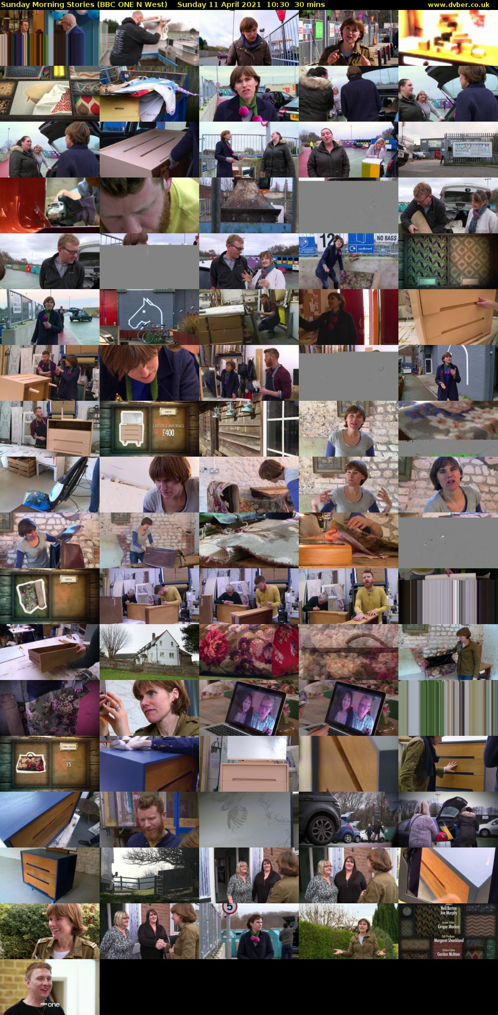Sunday Morning Stories (BBC ONE N West) Sunday 11 April 2021 10:30 - 11:00