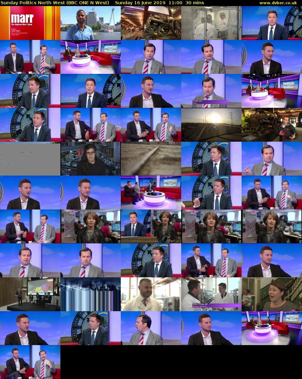 Sunday Politics North West (BBC ONE N West) Sunday 16 June 2019 11:00 - 11:30